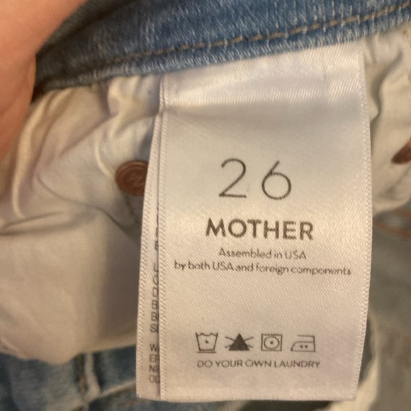 Mother The Looker Crop Fresh Catch Sz 26 - Picture 6 of 8